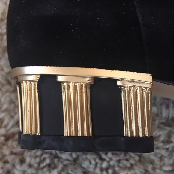 Black Suede Boots - Picture 5 of 5